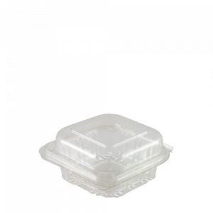 Burger Box Recycled PET Clear Small - Ctn of 250