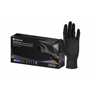 SafeTouch Advance Guard - Black Nitrile Gloves